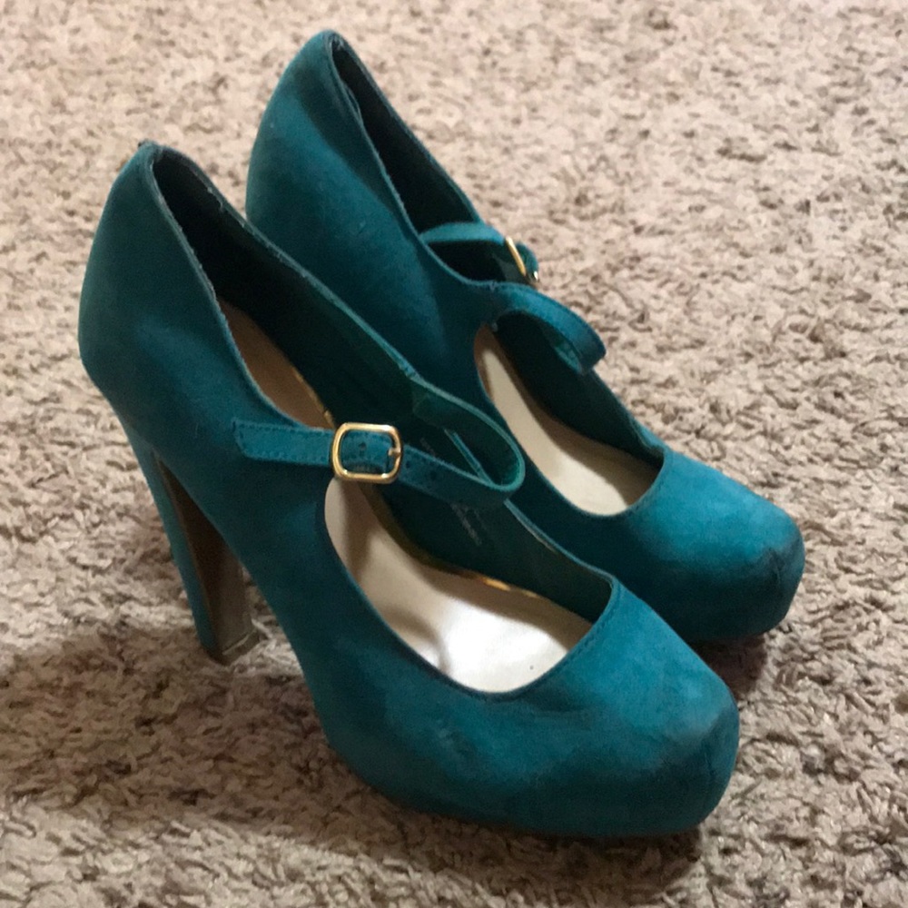 Turquoise Heels